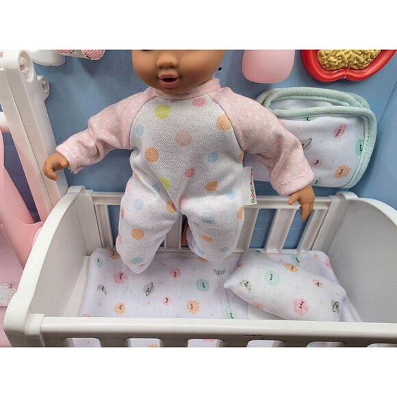 Little Baby Doll Set 10 Piece GiggleScape Ages 2+ 8" Baby - Picture 2 of 9